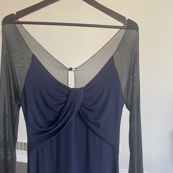 Armani Collezioni Navy Special Occasion Dress - Picture 2 of 8